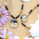 Pansy Jewelry Set