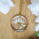 Classic necklace with daisy