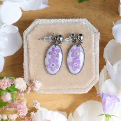 Forget-me-not earrings