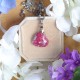 Classic necklace with peony petal