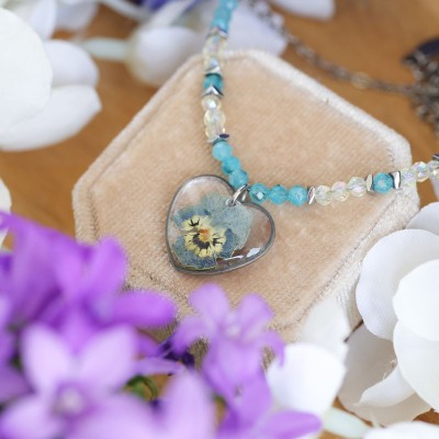 Pansy Necklace
