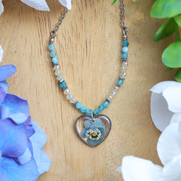 Pansy Necklace