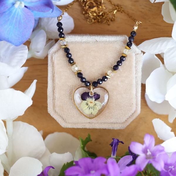 Pansy Necklace