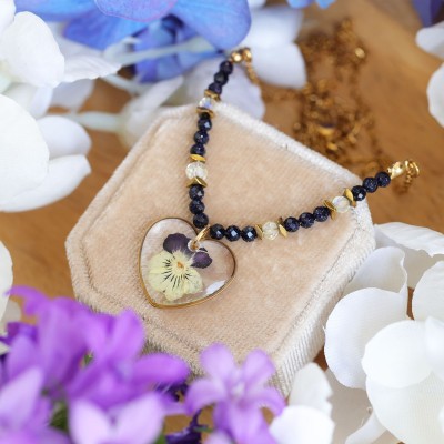 Pansy Necklace