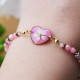 Heart bracelet with spirea