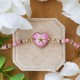 Heart bracelet with spirea
