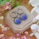 Cornflower earrings