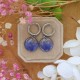 Cornflower earrings