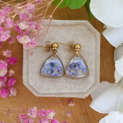 Forget-me-not earrings
