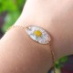 Classic Daisy Flower Bracelet