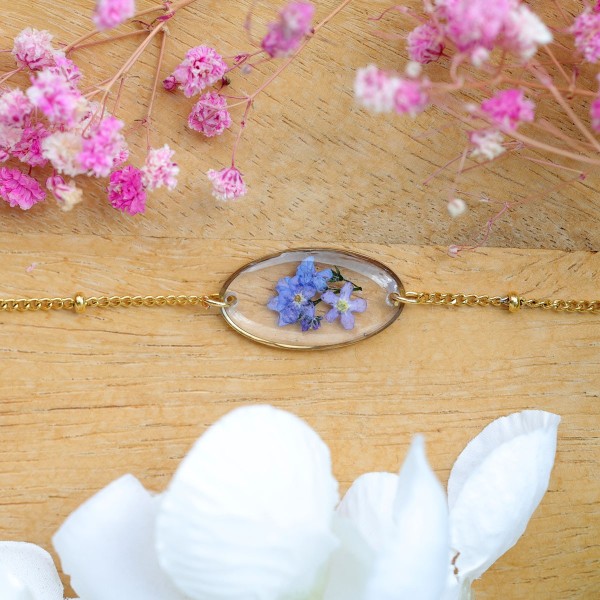 Classic forget-me-not bracelet