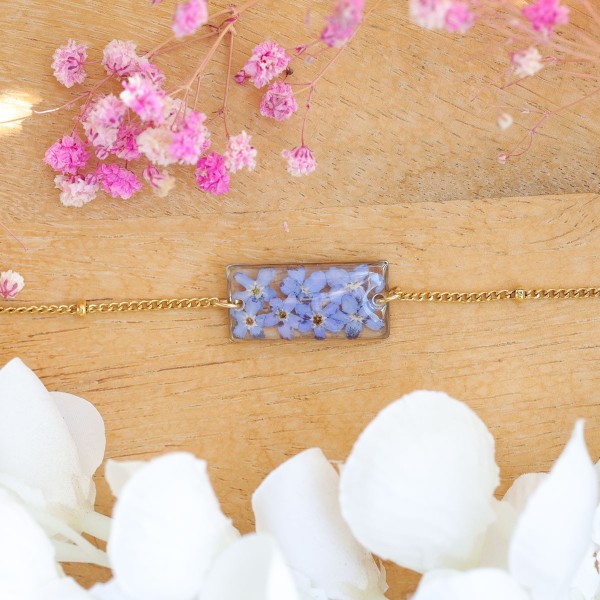 Classic forget-me-not bracelet