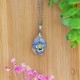 Classic pansy necklace
