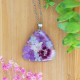 Classic necklace with a bouquet of flowers