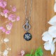 Wild carrot flower necklace