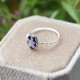 Ornamental ring with forget-me-not