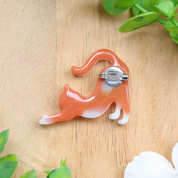 Brooch - Cat Charm of Nature