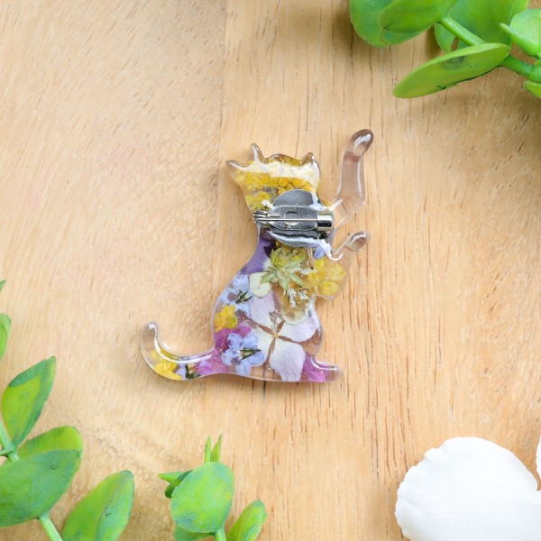 Brooch - Cat Charm of Nature