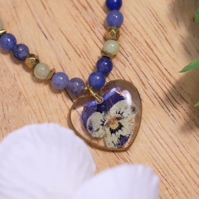 Pansy Necklace