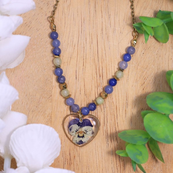 Pansy Necklace