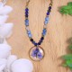 Necklace with forget-me-not