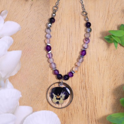 Pansy Necklace