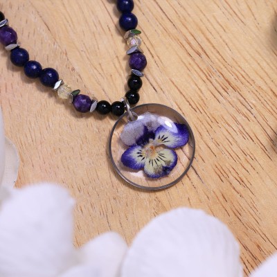 Pansy Necklace