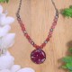 Peony petal necklace