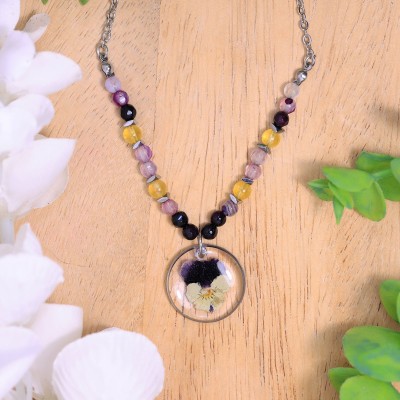 Pansy Necklace