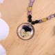 Pansy Necklace