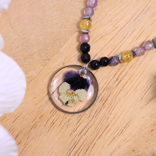 Pansy Necklace