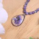 Necklace with forget-me-not