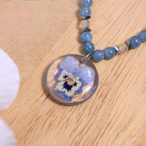 Pansy Necklace
