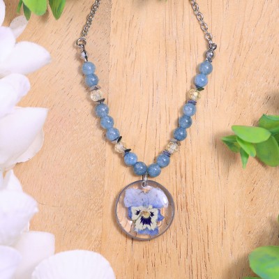 Pansy Necklace