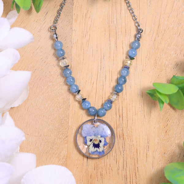 Pansy Necklace