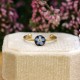 Classic ring with forget-me-not