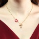 Close to the Heart - Valentine's Day Collection. Classic necklace with gypsophila and bow