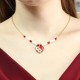 Close to the Heart - Valentine's Day Collection. Heart necklace with spirea