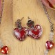 Close to the Heart - Valentine's Day Collection. Wild Carrot Flower Jewelry Set