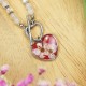 Close to the Heart - Valentine's Day Collection. Heart necklace with spirea
