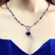 Close to the Heart - Valentine's Day Collection. Necklace with rosebud