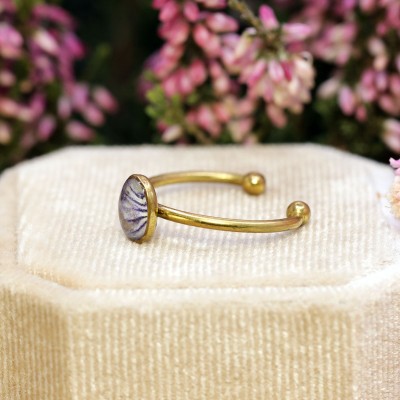 Pierścionek z bratkiem