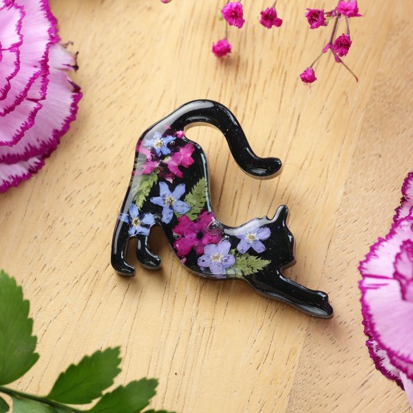 Brooch - Cat Charm of Nature
