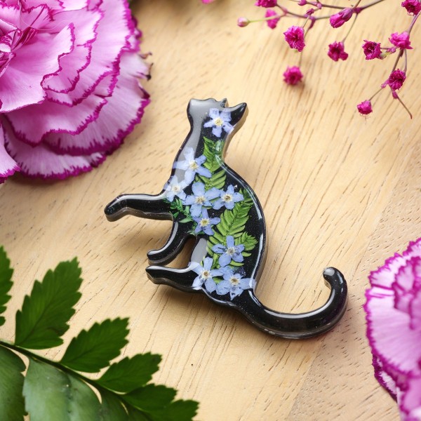 Brooch - Cat Charm of Nature