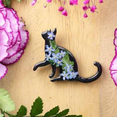 Brooch - Cat Charm of Nature