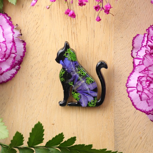 Brooch - Cat Charm of Nature