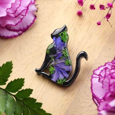 Brooch - Cat Charm of Nature