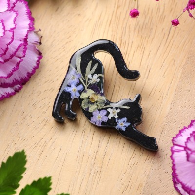 Brooch - Cat Charm of Nature