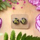 Alyssum stud earrings
