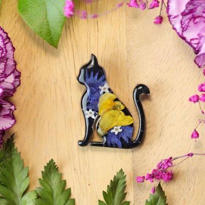 Brooch - Cat Charm of Nature